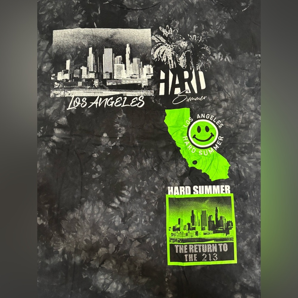 Hard Summer 2023 Los Angeles Tie-Dye - XL T-Shirt